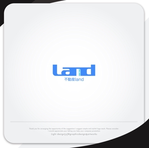 XL@グラフィック (ldz530607)さんの不動産会社のロゴ、会社名→株式会社不動産landへの提案