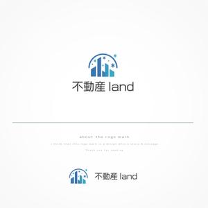 悠希 (yuruta1224)さんの不動産会社のロゴ、会社名→株式会社不動産landへの提案