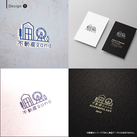 kd-design (daiki00312)さんの不動産会社のロゴ、会社名→株式会社不動産landへの提案