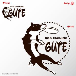 STUDIO ZEAK  (omoidefz750)さんのドッグトレーニングスクール「Dog training GUTE」オリジナルパーカーのデザインへの提案