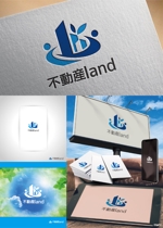 k_31 (katsu31)さんの不動産会社のロゴ、会社名→株式会社不動産landへの提案