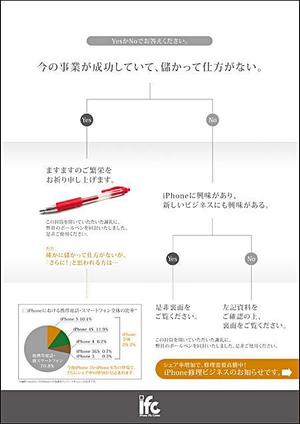 AD_TAKE (adtake)さんのiPhone修理・カスタムチェーン　フランチャイズ募集チラシへの提案