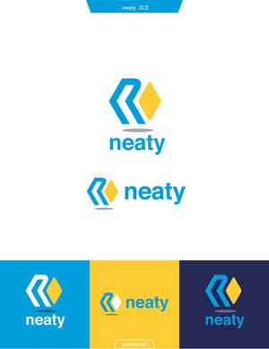queuecat (queuecat)さんのメッセージ、タスク、プロジェクト・プロダクト開発を一元管理できるITツール【neaty】 のロゴ募集への提案