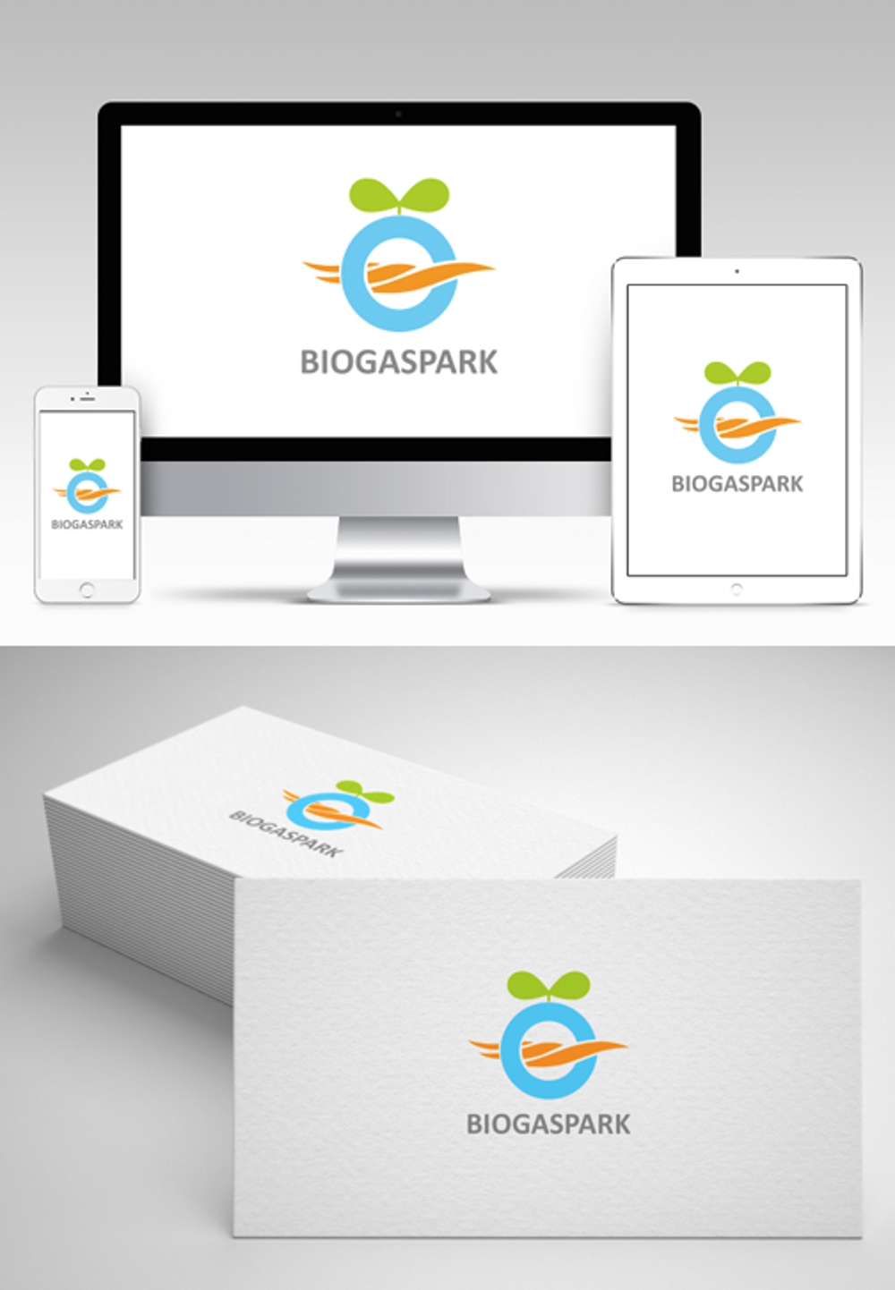 世界最高効率バイオガスプラントによる事業ブランド「BioGasPark」のロゴ