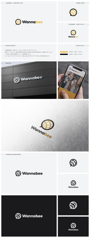 Gold Design (juncopic)さんの留学生サポートさいと「Wannabee」のロゴへの提案