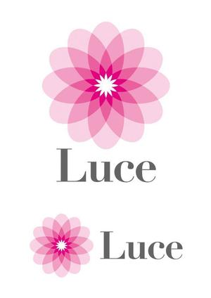 skyblue (skyblue)さんのフェイシャルエステサロン「Luce」のお店のロゴへの提案