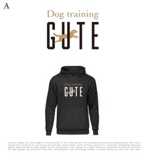 tog_design (tog_design)さんのドッグトレーニングスクール「Dog training GUTE」オリジナルパーカーのデザインへの提案