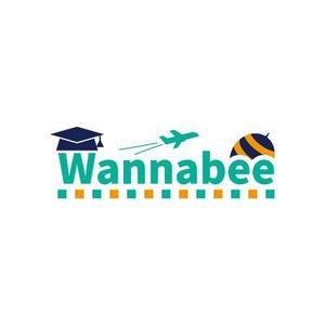 sakuramaji (sakuramaji)さんの留学生サポートさいと「Wannabee」のロゴへの提案