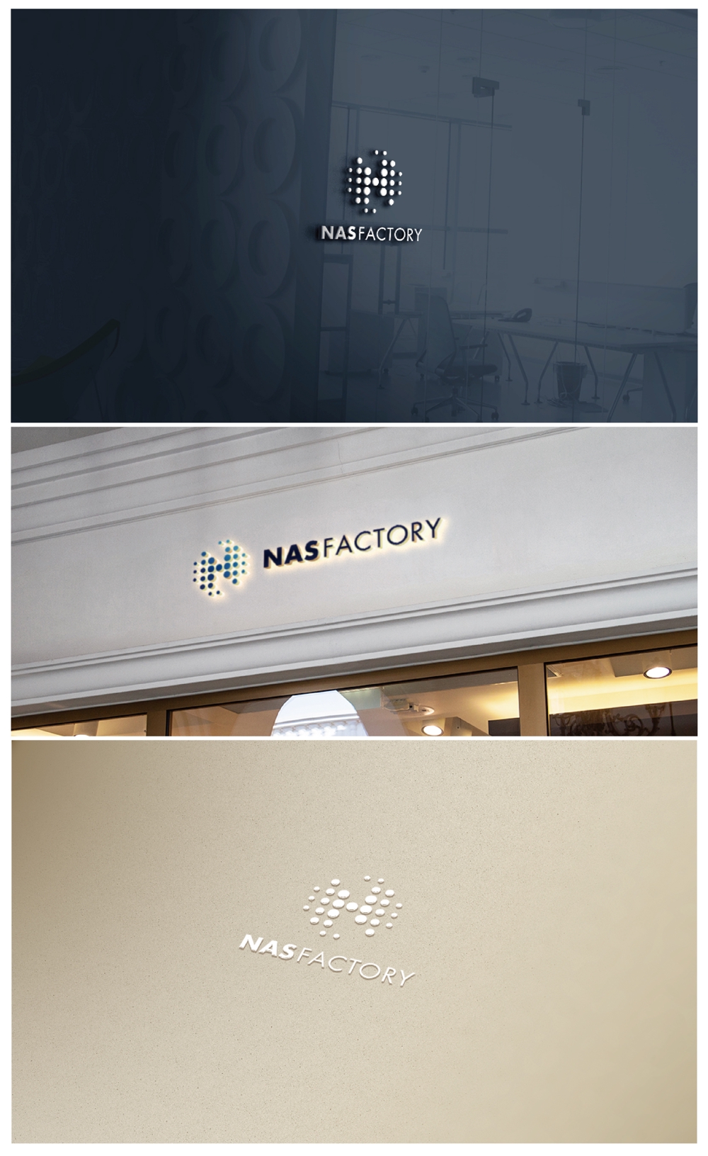 建築設備図面作図会社　NAS FACTORY　の　ロゴ