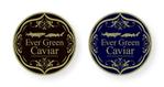 ぱぴぷ.Design (yamayama63)さんのキャビア「EverGreen Caviar」の瓶蓋円形パッケージラベルへの提案