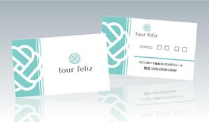 北澤勝司 (maido_oo_kini)さんの新法人『株式会社four feliz』の名刺デザイン作成依頼への提案