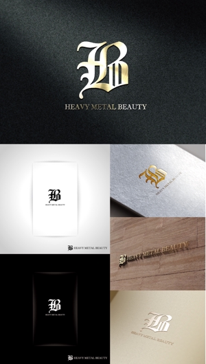 k_31 (katsu31)さんの新規化粧品ブランド 「Heavy Metal Beauty」のロゴへの提案