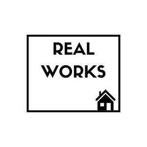 NEKOPAKUCHI (JeanneTaira_fmiyagui)さんの建設会社 REAL WORKSのロゴへの提案