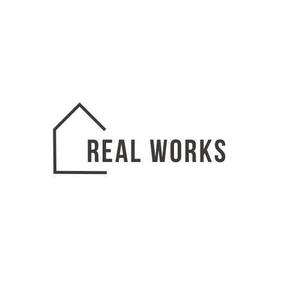 NEKOPAKUCHI (JeanneTaira_fmiyagui)さんの建設会社 REAL WORKSのロゴへの提案