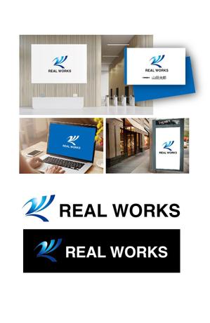 K-J (king_j)さんの建設会社 REAL WORKSのロゴへの提案