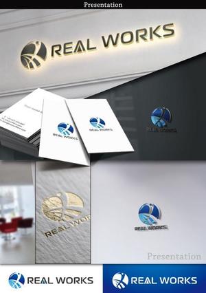 VNFdesign (late_design)さんの建設会社 REAL WORKSのロゴへの提案