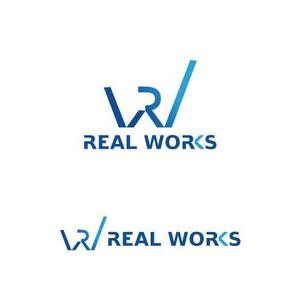 wisdesign (wisteriaqua)さんの建設会社 REAL WORKSのロゴへの提案