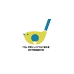 FluffyDesign (FluffyDesign)さんのPGMという企業が主催する「PGM　世界ジュニアゴルフ選手権　日本代表選抜大会」のジュニア大会ロゴへの提案