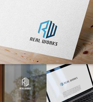 bolt (komekamibolt)さんの建設会社 REAL WORKSのロゴへの提案