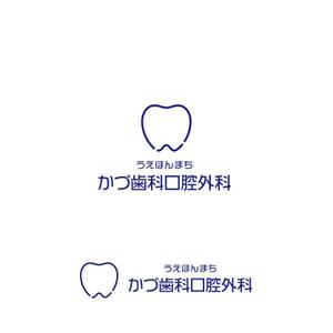 marutsuki (marutsuki)さんの歯科口腔外科クリニック「うえほんまち かづ歯科口腔外科」のロゴへの提案
