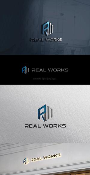 kosk_Design (cc110)さんの建設会社 REAL WORKSのロゴへの提案