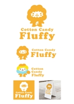 SHIRO_illust (SHIRO_illust)さんのコットンキャンディー専門店「Cotton Candy Fluffy」のロゴへの提案