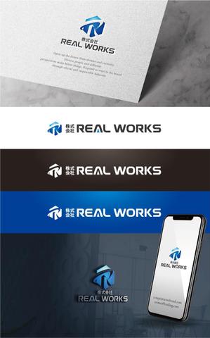 happiness_design (happiness_design)さんの建設会社 REAL WORKSのロゴへの提案