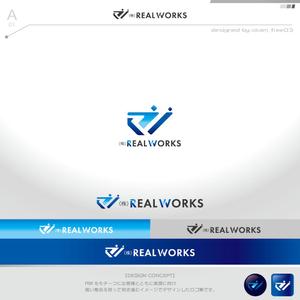 okam- (okam_free03)さんの建設会社 REAL WORKSのロゴへの提案