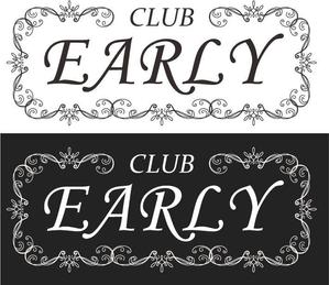 dontakuさんの「CLUB EARLY」のロゴ作成への提案