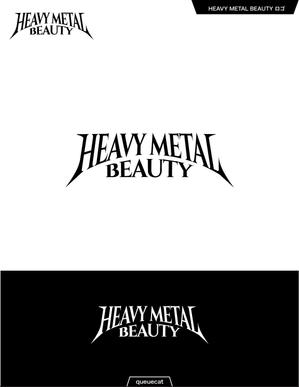 queuecat (queuecat)さんの新規化粧品ブランド 「Heavy Metal Beauty」のロゴへの提案