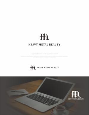 はなのゆめ (tokkebi)さんの新規化粧品ブランド 「Heavy Metal Beauty」のロゴへの提案