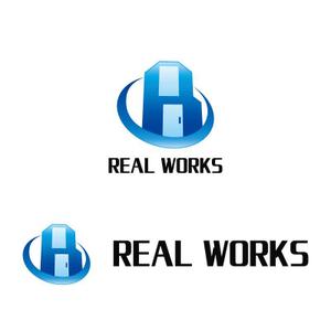 perles de verre (perles_de_verre)さんの建設会社 REAL WORKSのロゴへの提案