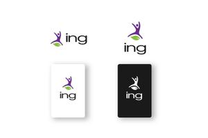 山田デザイン室 (yamadalan)さんのセミパーソナルジム「ing」のロゴへの提案