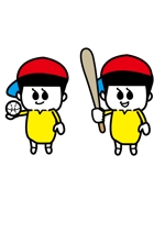 シフォン (yumiura_1004)さんの野球用具の販売をメインとした会社の企業キャラクターへの提案