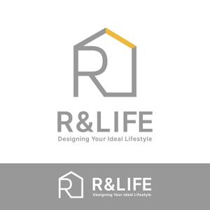 水戸 ユウ (kmkt1208)さんのリフォーム、不動産仲介を行う会社「R&LIFE 」の会社ロゴへの提案