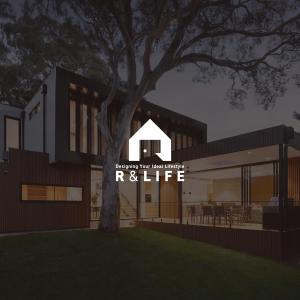 HACHIWARE (HACHIWARE)さんのリフォーム、不動産仲介を行う会社「R&LIFE 」の会社ロゴへの提案