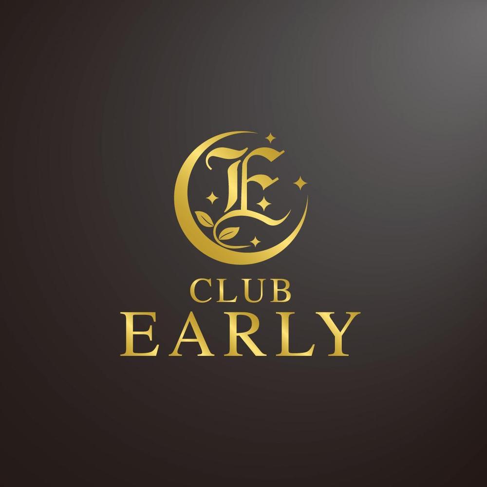 「CLUB EARLY」のロゴ作成