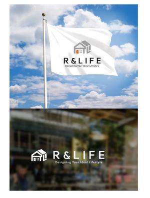 KR-design (kR-design)さんのリフォーム、不動産仲介を行う会社「R&LIFE 」の会社ロゴへの提案