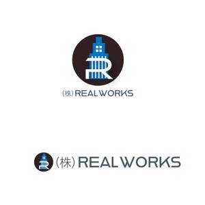 SUN&MOON (sun_moon)さんの建設会社 REAL WORKSのロゴへの提案