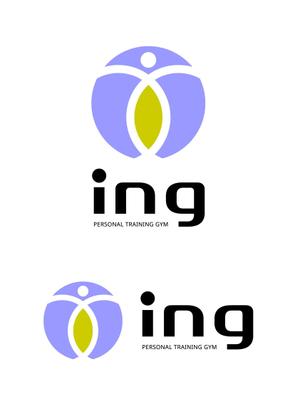 Ultra Vivid Scene (makoto_matsuyama)さんのセミパーソナルジム「ing」のロゴへの提案