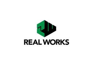GERAWORKS (GERAWORKS)さんの建設会社 REAL WORKSのロゴへの提案