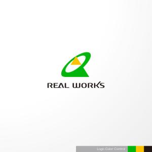 ＊ sa_akutsu ＊ (sa_akutsu)さんの建設会社 REAL WORKSのロゴへの提案