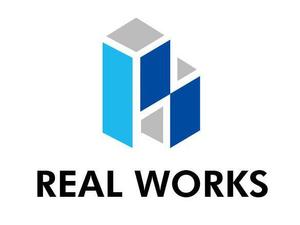 gravelさんの建設会社 REAL WORKSのロゴへの提案