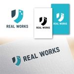 Hi-Design (hirokips)さんの建設会社 REAL WORKSのロゴへの提案