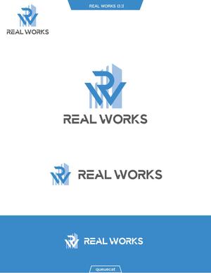 queuecat (queuecat)さんの建設会社 REAL WORKSのロゴへの提案