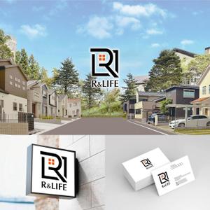 筒井淳二 (0909jt2021)さんのリフォーム、不動産仲介を行う会社「R&LIFE 」の会社ロゴへの提案