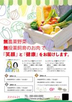 吉田圭太 (keita_yoshida)さんの産地直送野菜の通販サイト「スマイル２１」のチラシへの提案