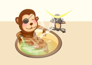  Design fink (tomy2013)さんのさる　猿のイラストへの提案