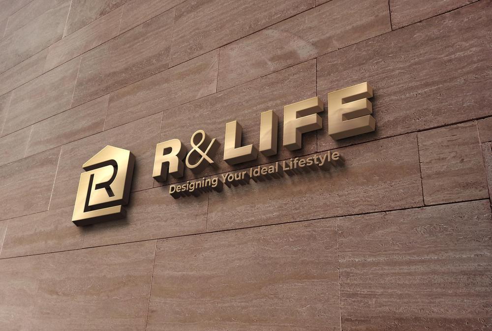 リフォーム、不動産仲介を行う会社「R&LIFE 」の会社ロゴ