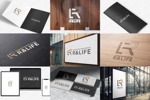 WORDRESSIN' (conando1200)さんのリフォーム、不動産仲介を行う会社「R&LIFE 」の会社ロゴへの提案